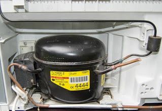 علامات حرق موتور الثلاجة